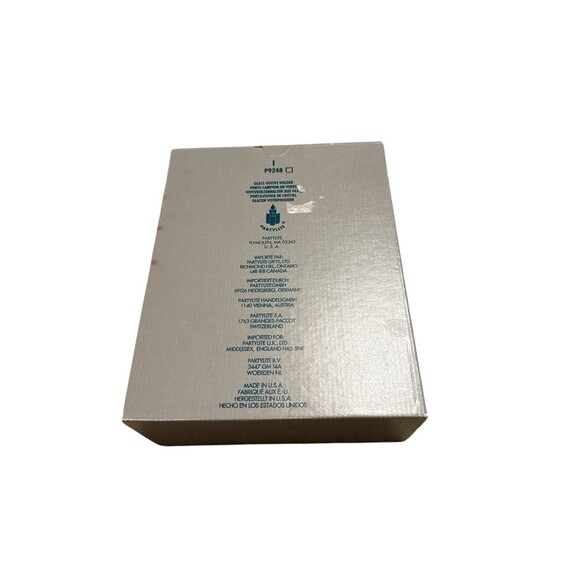 PartyLite - Iced Crystal Trio Set Frosted Stem Votive Tealight Holder P9248 -NIB - Picture 3 of 4